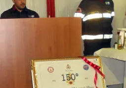 Vigili del Fuoco volontari di Busca, da 150 al serviziod ella gente. A sinistra il capo distaccamento Paolo Salvatico